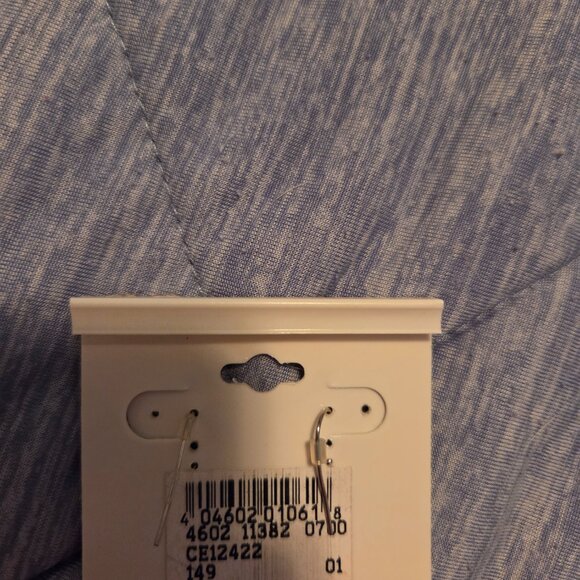 Silver dangle earrings - Picture 2 of 3